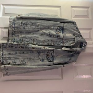 Distressed Jean Jacket